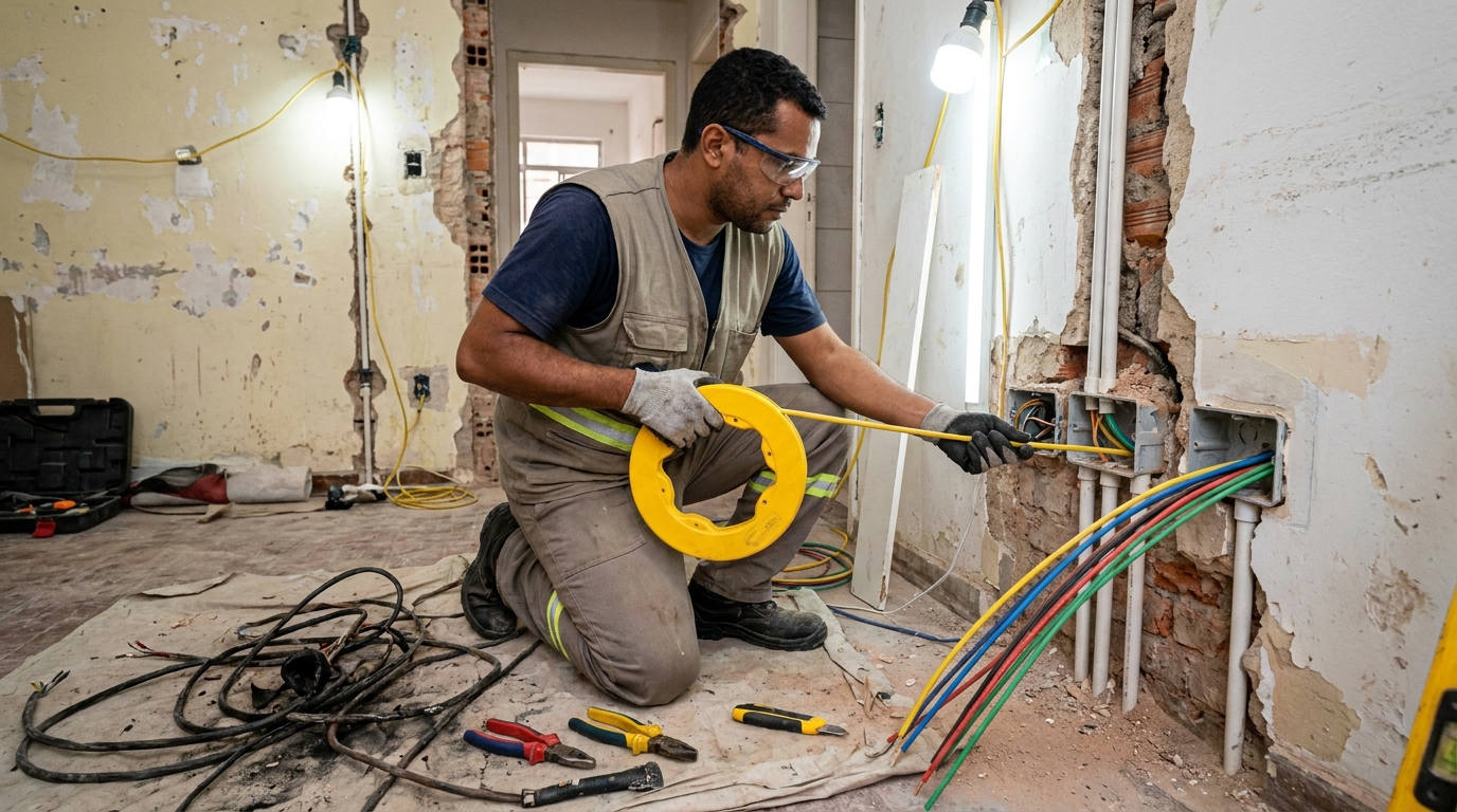 Troca de fiacao eletrica profissional em Vila Velha‑ES
